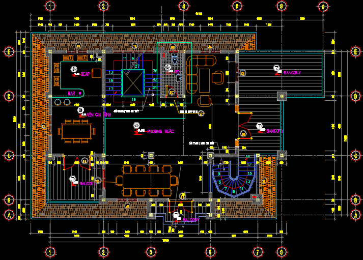 Nhà biệt thự 5 tầng 15x18m