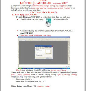 Giáo trình Autocad 2D - 2007