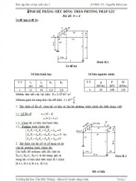 Bài Tập Lớn Cơ Học Kết Cấu 2 - Ts.nguyễn Hữu Lân