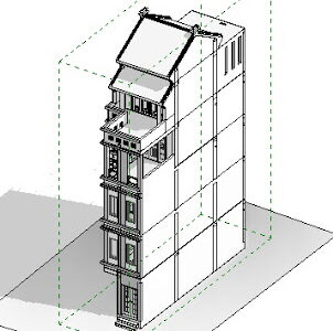 Tổng hợp các mẫu công trình trên phần mềm revit – MẪU 5