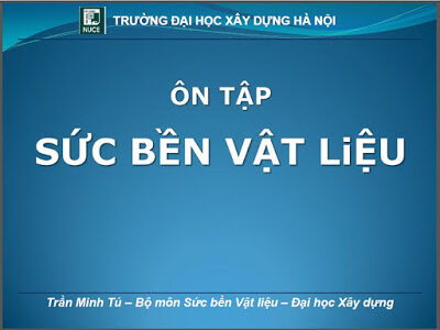 Ôn tập sức bền vật liệu