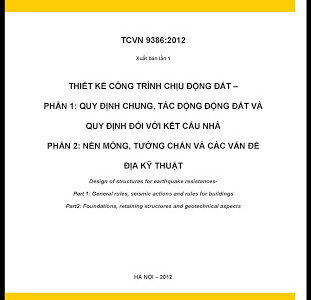 TCVN 9386: 2012 Thiết kế công trình chịu động đất