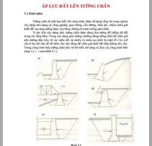 Áp lực đất lên tường chắn