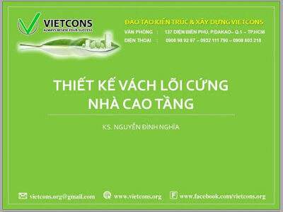 Thiết kế vách lõi nhà cao tầng