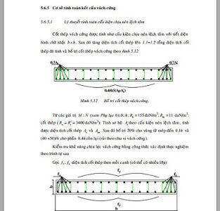 Công thức tính vách cứng