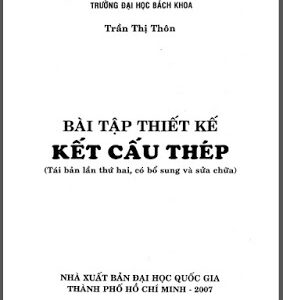 Bài tập kết cấu thép - Trần Thị Thôn