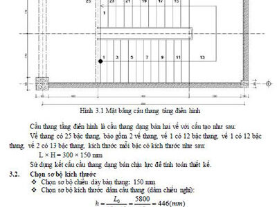 Tính toán thiết kế cầu thang