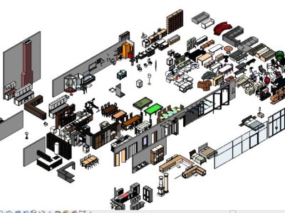 Thư viện Revit phần nội thất