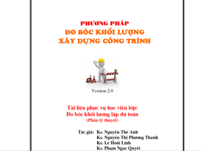 Phương pháp đo bóc khối lượng xây dựng công trình