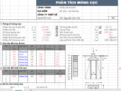 FILE EXCEL TÍNH LÚN MÓNG CỌC