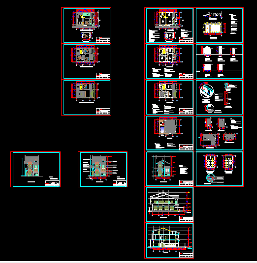 ban-ve-autocad-nha-pho