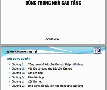 Chuyên đề về kết cấu liên hợp dùng trong nhà cao tầng