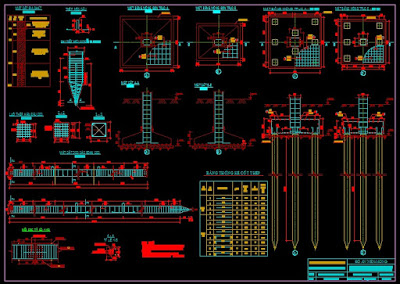 Đồ án nền móng full  Bản vẽ + thuyết minh