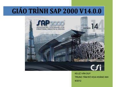 Giáo trinh sap2000 v14