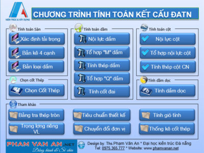 Chương trình tính toán kết cấu làm DATN v4