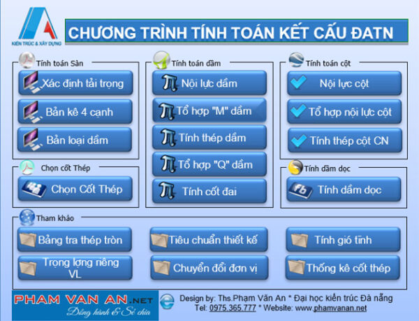 Chương trình tính toán kết cấu làm DATN v4