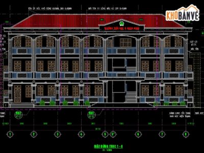Bản vẽ trường học,kết cấu kiến trúc,kết cấu trường tiểu học,kiến trúc trường học,Bản vẽ